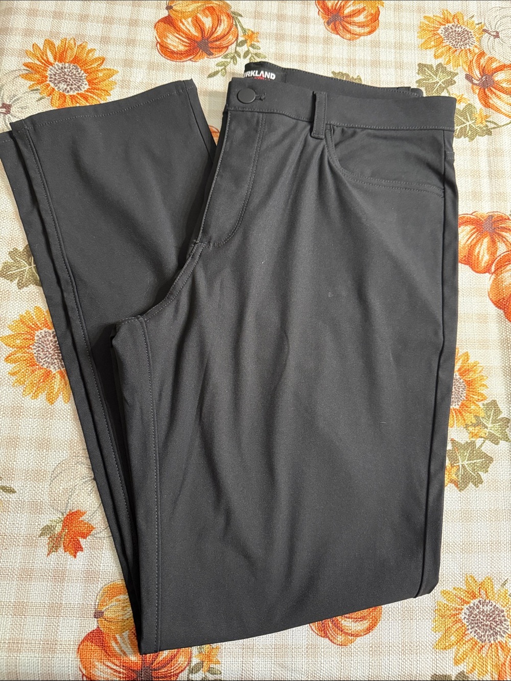 Kirkland Signature Men's Black Performance Pants 34x32